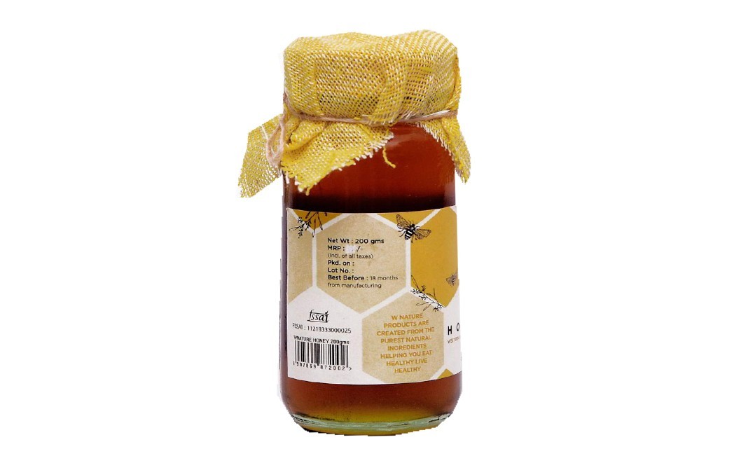 Wnature Honey    Glass Jar  200 grams
